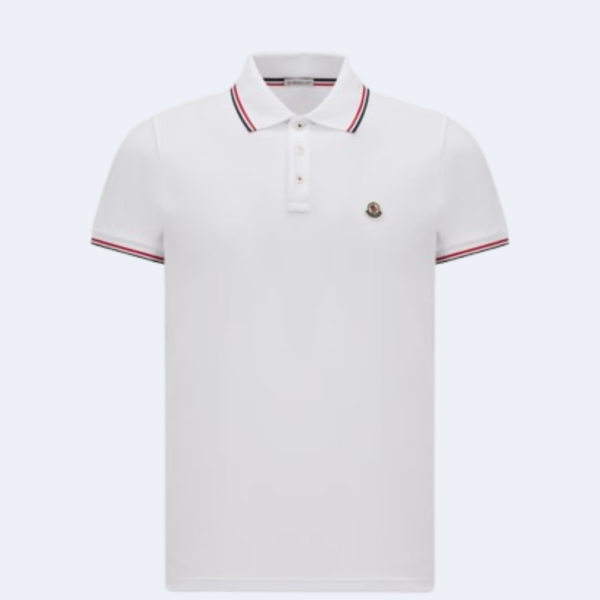 Polo blanc MONCLER