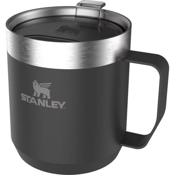 Camp Mug "LEGENDARY" Matte Black Pebble STANLEY – Image 2