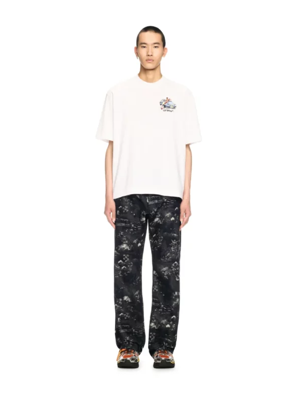 Tee-shirt "FLECHE FRESQUE BLANCHE" OFF-WHITE – Image 3