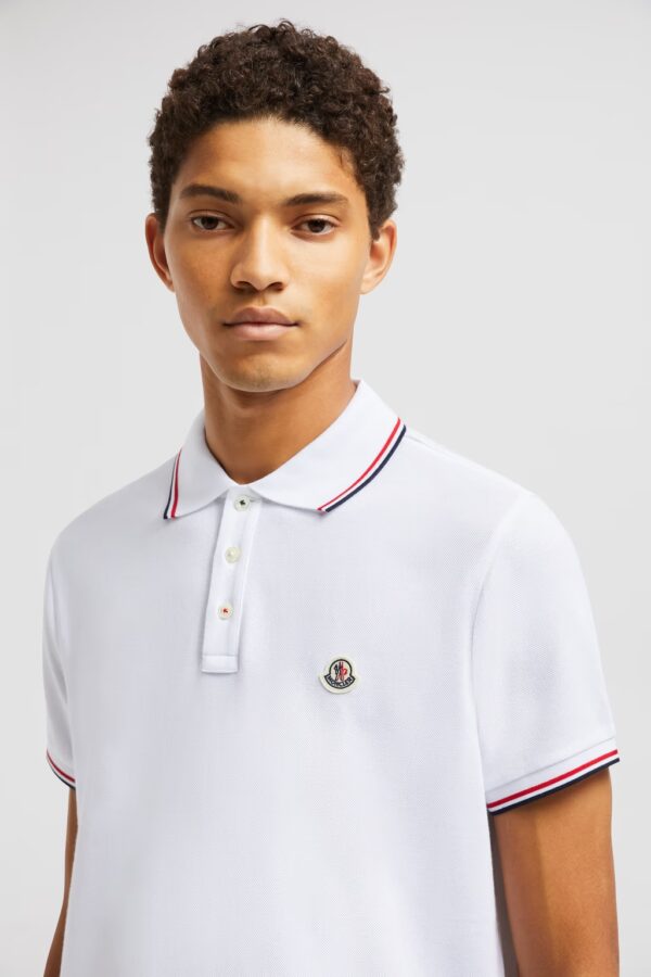 Polo blanc MONCLER – Image 2